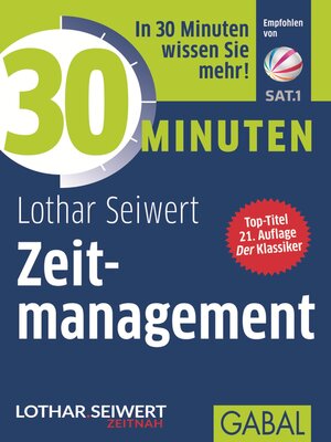 cover image of 30 Minuten Zeitmanagement